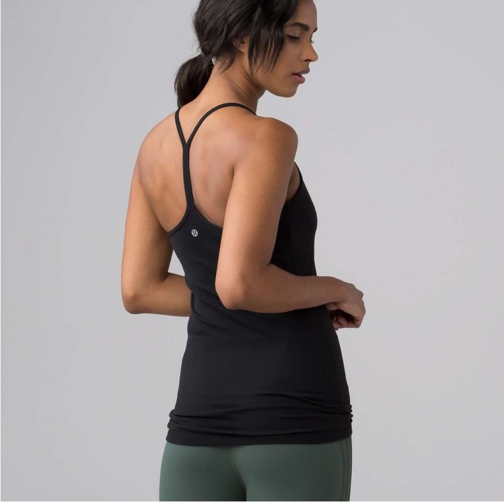 Lululemon Power Pose Black Tank Top